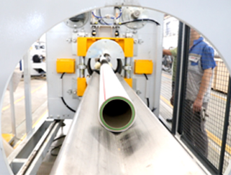 Línea de coextrusión de tubos de fibra de vidrio LSP 250PPR 