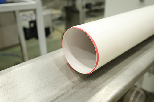 LSP-250 PVC 3 capa de la línea de extrusión de la tubería Co 