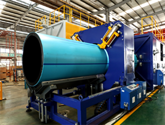 LSP 1200HDPE Línea de coextrusión de tubos sólidos de dos capas 