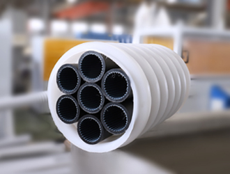 Línea de extrusión de conducto de cable HDPE 