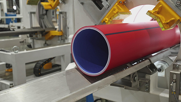 LSP-250 L&iacute;nea de coextrusi&oacute;n de conducto de telecomunicaciones de HDPE de tres capas 