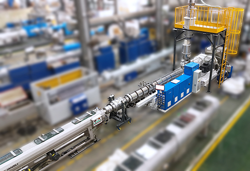 Estuche | LSP-160 L&iacute;nea de extrusi&oacute;n de tuber&iacute;a de PVC de alta velocidad 