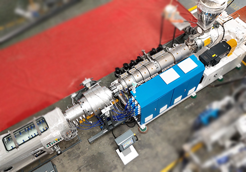 L&iacute;nea de extrusi&oacute;n de tubos de PVC LSP-250 