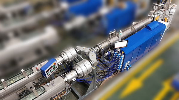 Vídeo | LSDP-110 Línea de extrusión de tubos dobles de PVC 