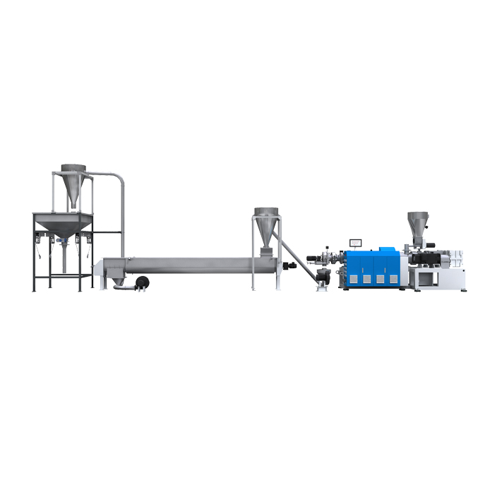 PVC doble tornillo Pelletizing línea 
